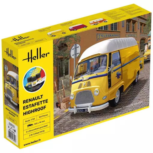 Kit de démarrage - Estafette Highroof - Heller 56740 - 1/24