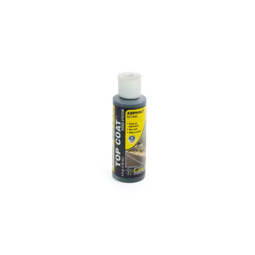 Peinture Top Coat™ couleur asphalte - Woodland Scenics ST1453 - Toutes échelles - 118 mL