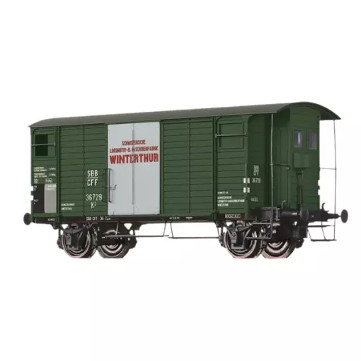 Wagon couvert K2 "SLM Winterthur" - Brawa 50990 - HO 1/87 - SBB - EP II - 2R