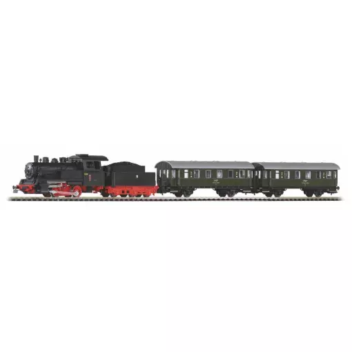 Set de départ Piko 97933 Locomotive à vapeur & voitures voyageurs - HO 1/87 - PKP