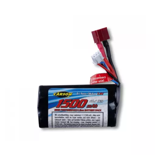 Batterie 7,4V/1500mAh Batt.Li-ION T-Plug XS-Line - Carson 500608271 