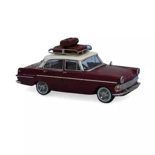 Opel Rekord P2 bordeaux e avorio - SAI 1880 - HO 1/87