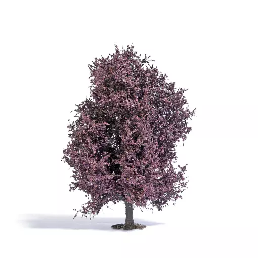 Hêtre de saison printanière muni de feuilles rouges / violets Busch 3725 - HO 1/87
