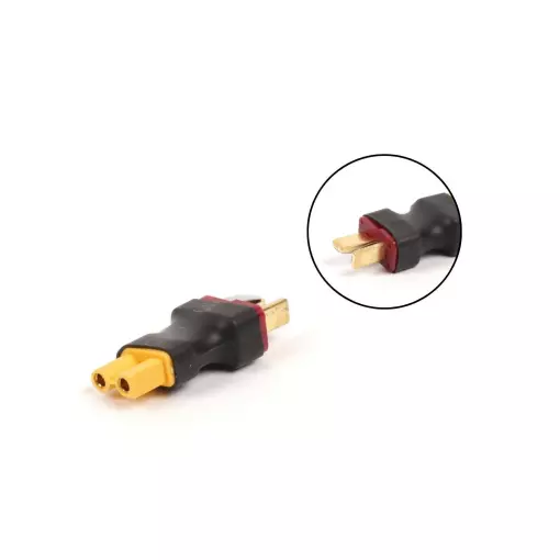 Prise Dean male - XT30 femelle - T2M T422629
