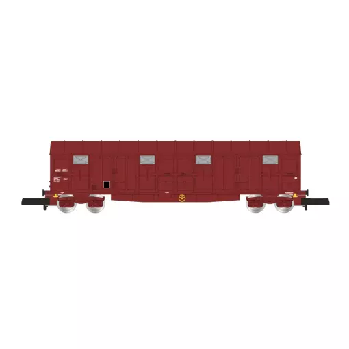 Wagon couvert à bogies - Azar Models W04-ST - Z 1/220 - SNCF