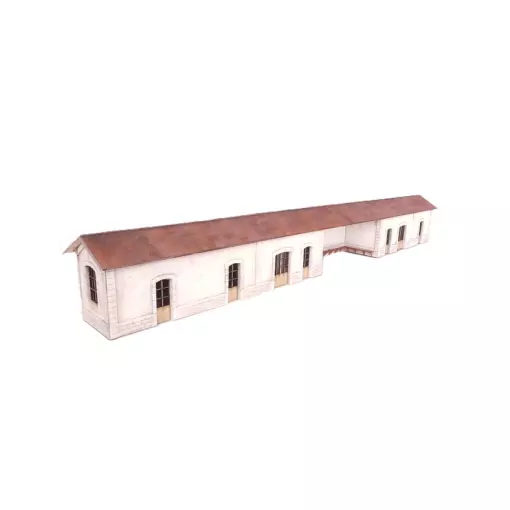 Abri de quai PLM XXL - Bois Modelisme 101019 - HO 1/87