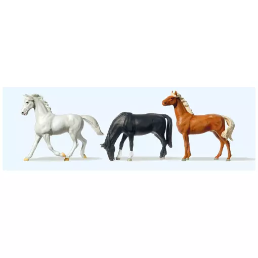 Chevaux - Preiser 65323 - 0 1/43