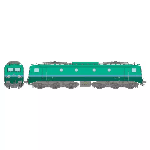 Locomotive électrique CC 7106 - DCC SON - REE Modèles MB195S - HO - SNCF - EP IV-V