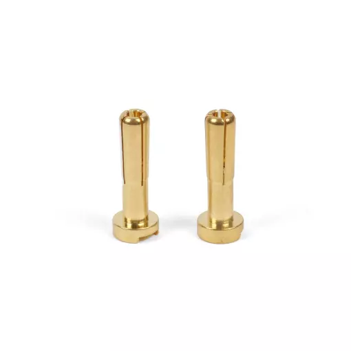 Pack de 2 Connecteurs 4mm - Or - T2M 422637 - Universelle 