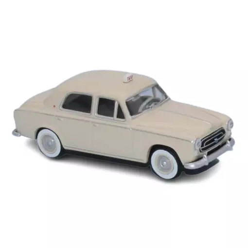 TAXI Peugeot 403 limousine 8pk 1959 beige ivoor SAI 6210 - HO 1/87