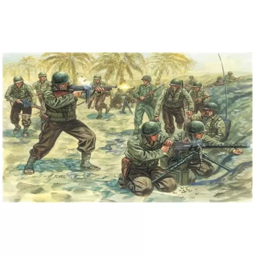 Lot De Personnages d'Infanterie US - Italeri 6120 - 1/72