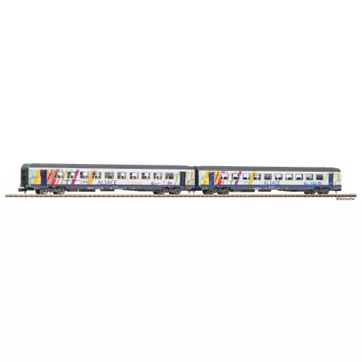 Coffret 2 Voitures Corail "ALSACE" - Piko 94509 - N 1/160 - SNCF - EP VI - 2R