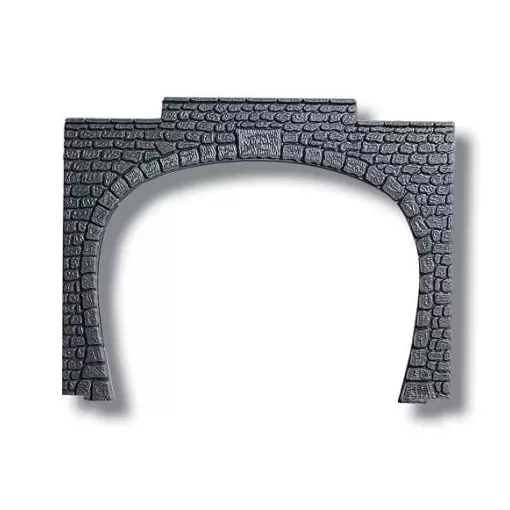 Portail de tunnel / 2 pièces / 15.5 X 12.5 cm