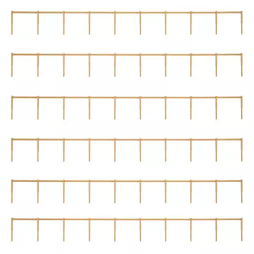 Garde Corps en Bois - 1242mm - Faller 180427 - HO : 1/87 