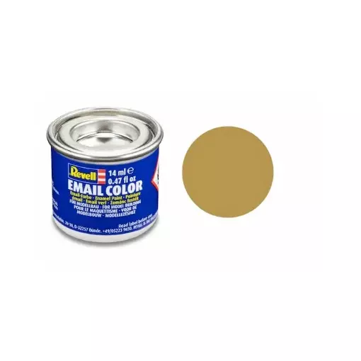 Peinture Émail Revell Sable Mat RAL 1024, 14ml - Revell 32116