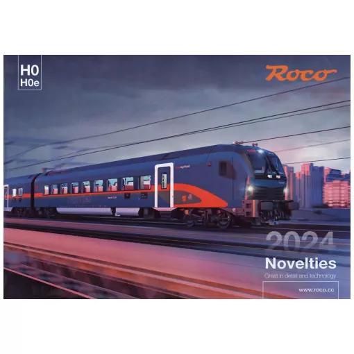 Catalogue des nouveautés 2024 - Roco 80824 - HO / HOe - Anglais - 218 pages