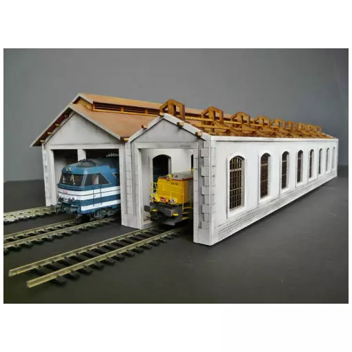 Three-track PLM shed