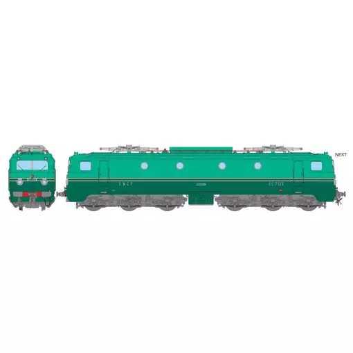 CC 7125 electric locomotive - Analogue - REE Models MB208 - HO - SNCF - EP III