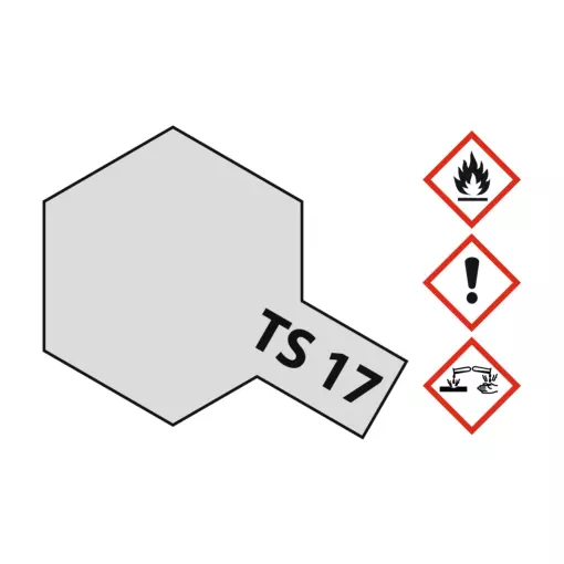 Aluminio argentino brillante - Tamiya TS-17 - 100 ml