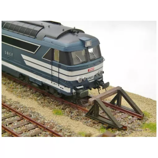 HEURTOIR MÉTALLIQUE LED - BOIS MODELISME 113002 - HO 1/87