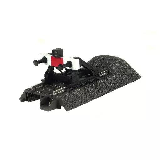 Rail avec butoir Marklin 24977 - 77,5 mm - HO : 1/87 - Code 83 - Voie C