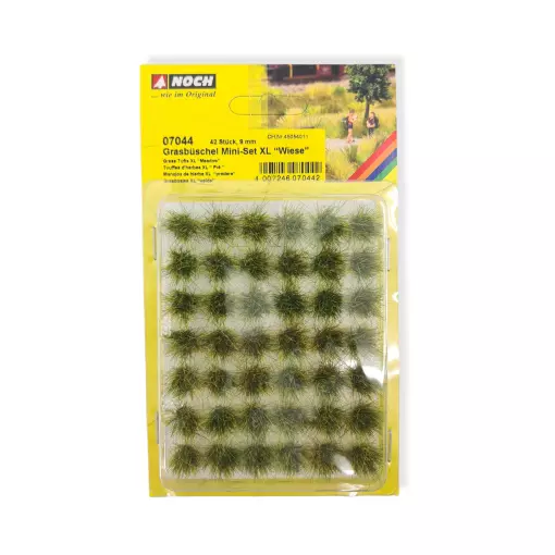 Lotto 42 ciuffi d'erba "Prateria" 9mm - HO 1/87 - NOCH 07044