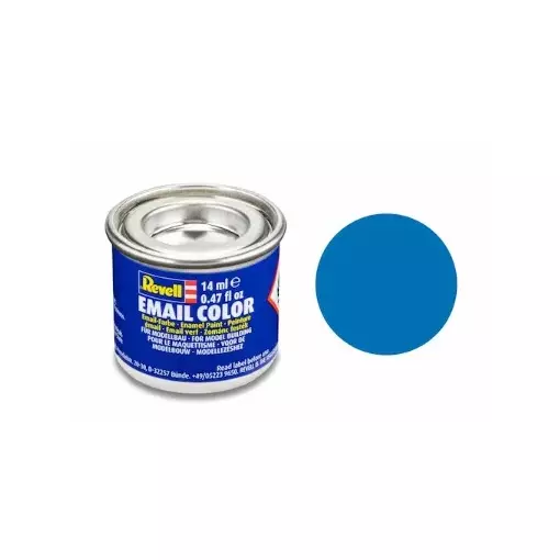 Peinture Émaillée Bleu Mat RAL 5000, 14ml - Revll 32156