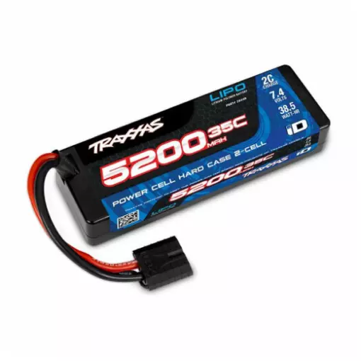 Batterie Li-Po 7.4V 5200MAH 2S 35C - iD - Traxxas 2844R - Toutes Echelles 