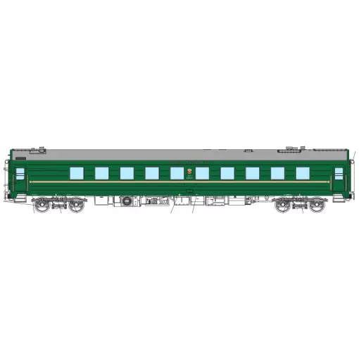Restaurant car "Pectopah" Heris 17052 - HO 1/87 - SZD - Ep IV
