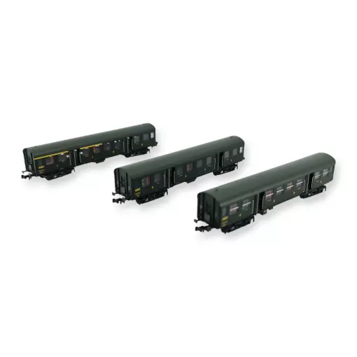 Set 3 voitures Romilly N 1/160 - SNCF