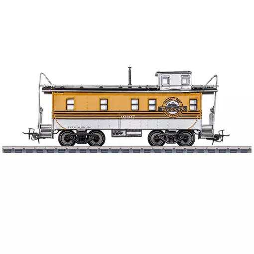 Wagon Caboose "Tin Plate", trains marchandises US - Marklin 45713 - HO 1/87 - Ep.III - 3R