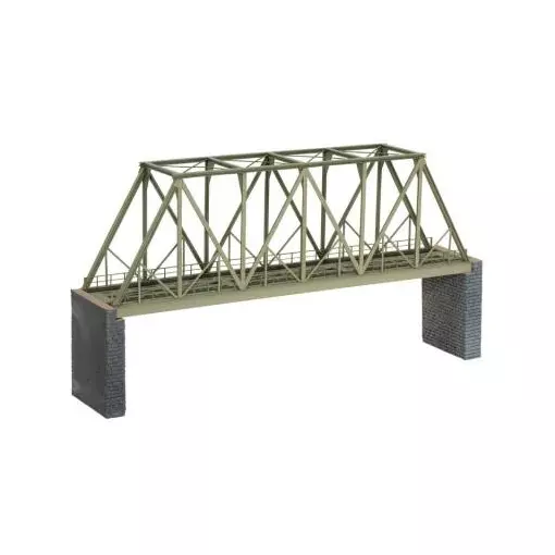 Bridge with metal caisson