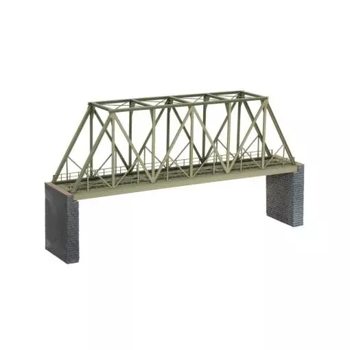 Brug met metalen caisson