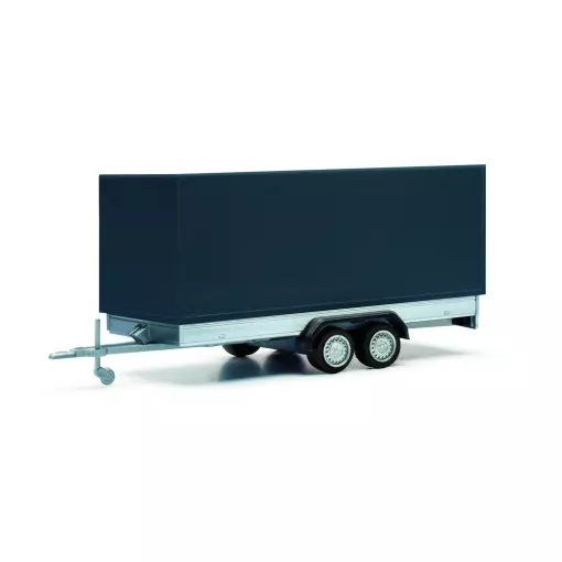 Tarpaulin trailer for car - Herpa 052627-003 - HO 1/87