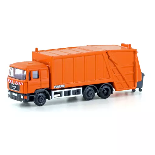 Camion poubelle MAN F90 - LEMKE LC4660 - N 1/160 - véhicule miniature