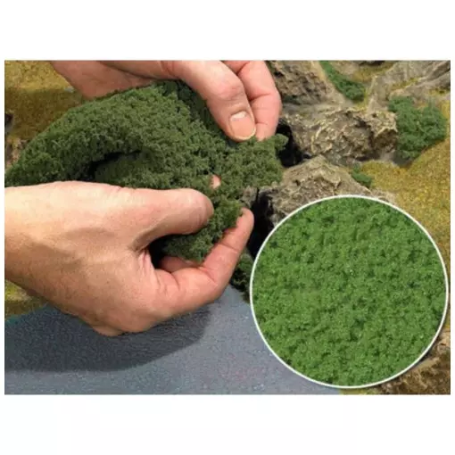 Flocage mousse vert clair Busch 7341 - 150 x 250 mm - Toutes Échelles