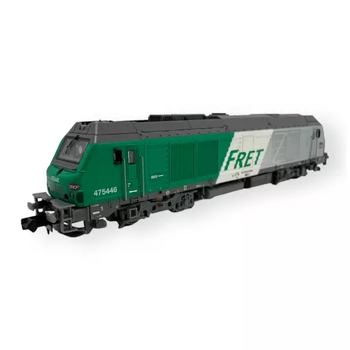 Diesellokomotive BB 75446 - REE MODELS NW-293 - N 1/160 - SNCF - EP VI - Analog - DC