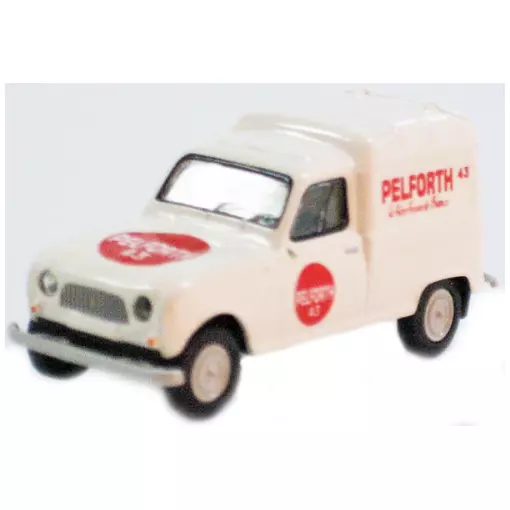 Renault 4 fourgonnette 1961 blanche PELFORTH - Brekina 2424