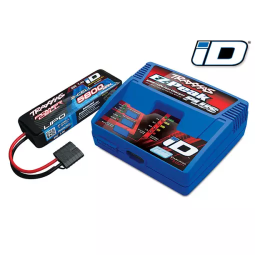 Pack chargeur EZ-Peak Plus + Lipo 2S 5800 mAh - Traxxas 2992G