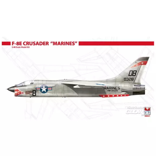 Avion F-8E Crusader Marines - Hobby 2000 48021 - 1/48