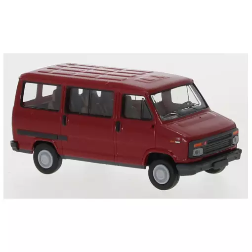 Citroën C25 minibus rouge - SAI 3071 - HO 1/87