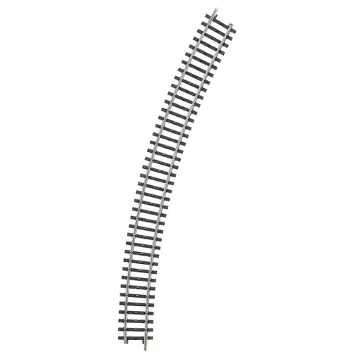 Unballasted curved rail - Marklin 2241 - HO 1/87 - Code 83 - K Track - Angle 30° - Radius 553.9 mm - 3R