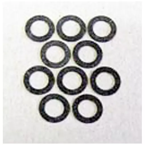 Pack of 10 tyres 6 x 3.8 x 0.3 mm (for BB 25500, BB 66000, G 1206)