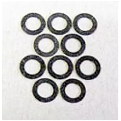 Set van 10 banden 6 x 3,8 x 0,3 mm (voor BB 25500, BB 66000, G 1206)