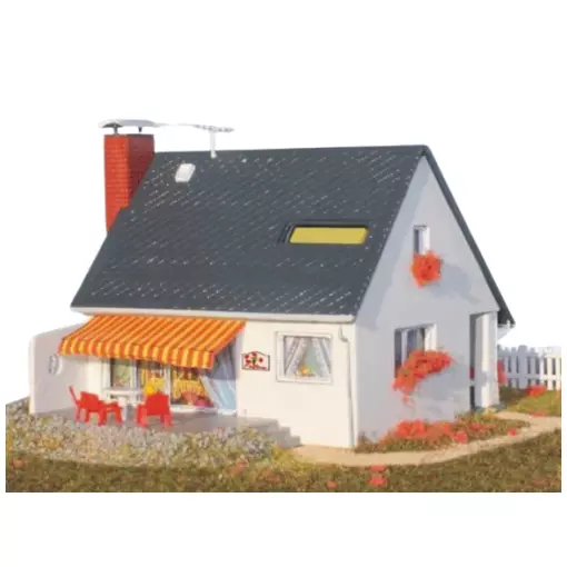 Pavillon "Les Coquelicots" - SAI 204 - HO 1/87 - 120 x 95 x 79 mm