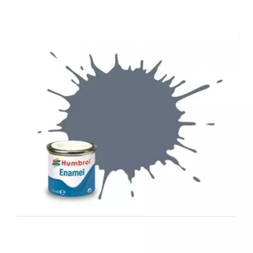 Peinture cellulosique couleur Bleu Moyen Mat N°144 - Humbrol AA1568 - 14 mL