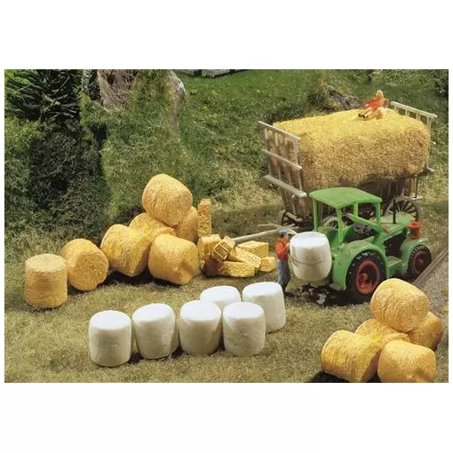 Straw bales and silo bales