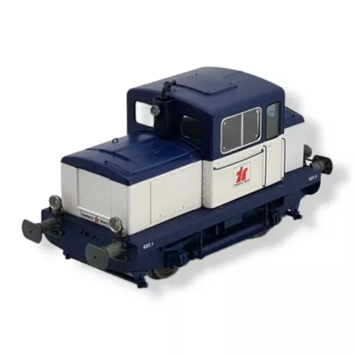 Locotracteur MOYSE 32 TDE - Bleu & Blanc -Dcc Son- REE MODELES MB220S - SNCF