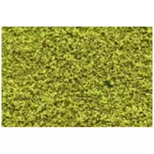 Rete floccata, tappeto verde 28x14cm