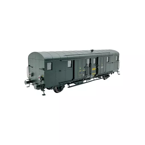 FOURGON OCEM 32 Sud-Ouest - Vert avec Lanterne ALU - REE MODELES VB332 SNCF - HO 1/87